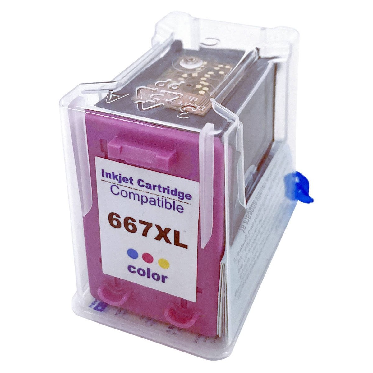 Real Ink | cartucho HP 667 - XL - color - 13ml - compativel - LD60007