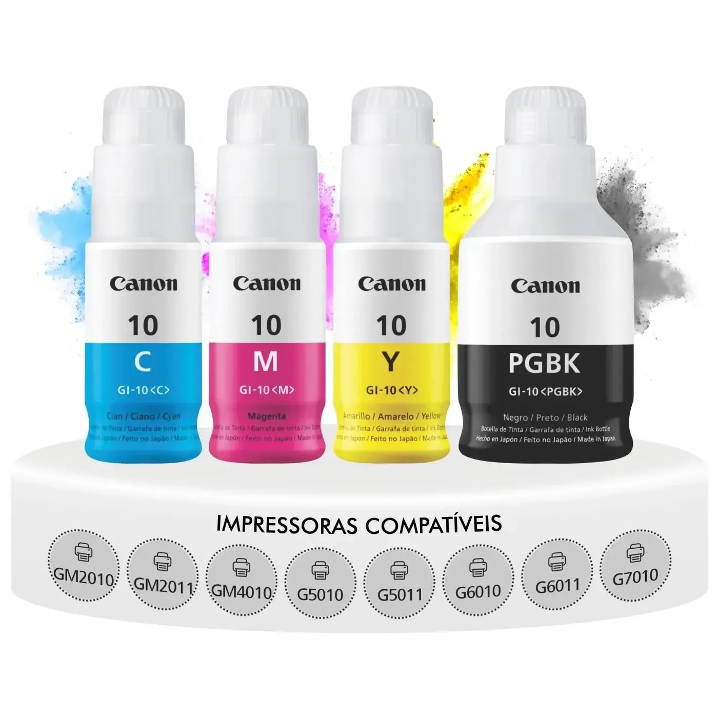 Real Ink | refil de tinta Canon GI- 10 - original - para G5010